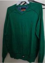 eigenlijk Nieuw Trui DUOMO MEN appel Groen Katoen V-hals XL, Verzenden, Duomo, Groen, Maat 56/58 (XL)