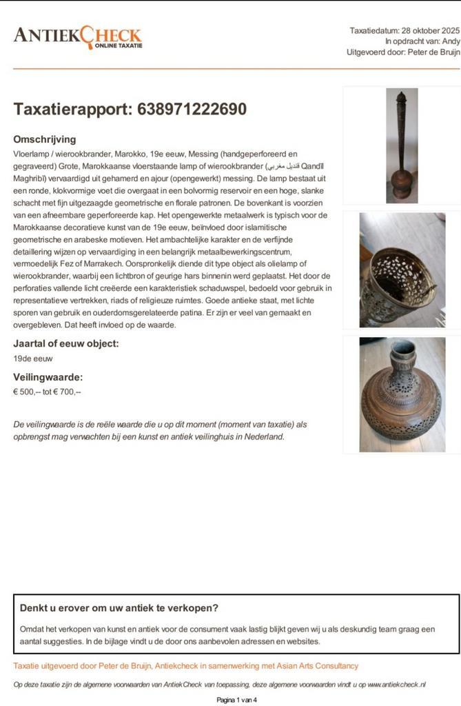 2 prachtige authentieke unieke stukken uit de 19e eeuw!!, Antiek en Kunst, Antiek | Koper en Brons, Ophalen of Verzenden