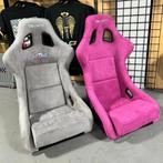 NRG Prisma Wonda Alcantara Roze Fuchsia Kuipstoel Sportstoel, Ophalen of Verzenden