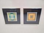 Vintage Gelatin offset lithography Vega-Zett 2 Vasarely '70, Ophalen of Verzenden