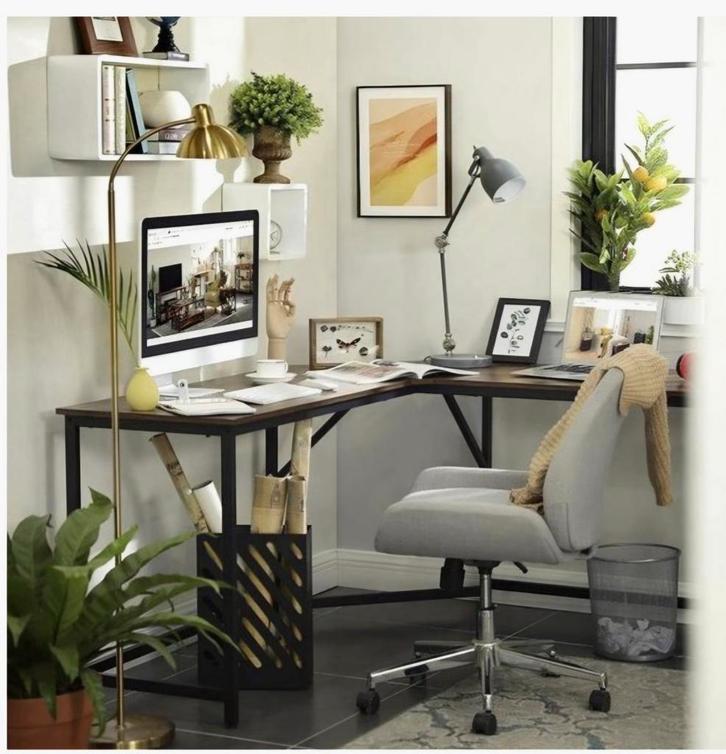 Mooi hoekbureau, Huis en Inrichting, Bureaus, Zo goed als nieuw, Ophalen