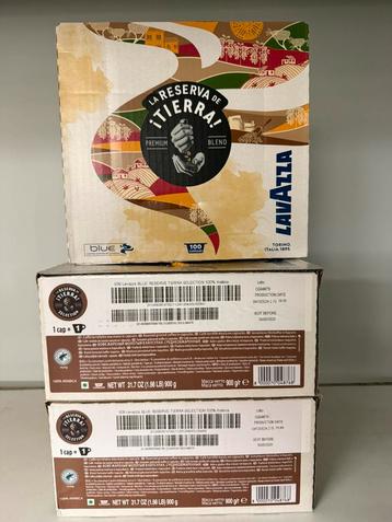 tierra capsules voor de Lavazza blue machines  beschikbaar voor biedingen