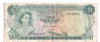Bahamas, 1 dollar, 1974, Postzegels en Munten, Bankbiljetten | Amerika, Los biljet, Verzenden, Midden-Amerika