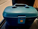 Groene Delsey beautycase met slot, Sieraden, Tassen en Uiterlijk, Beautycases, Gebruikt, Ophalen of Verzenden, Met slot, Hardcase