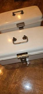 2 Vintage Emaille Trommels, Ophalen of Verzenden