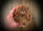 Handgemaakte Aap teddybeer beer teddy beweegbaar pop bear, Verzenden, Nieuw, Stoffen beer, Overige merken