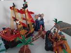 Playmobil collectie piraten incl boot en vuurtoren, Kinderen en Baby's, Speelgoed | Playmobil, Ophalen, Zo goed als nieuw, Complete set