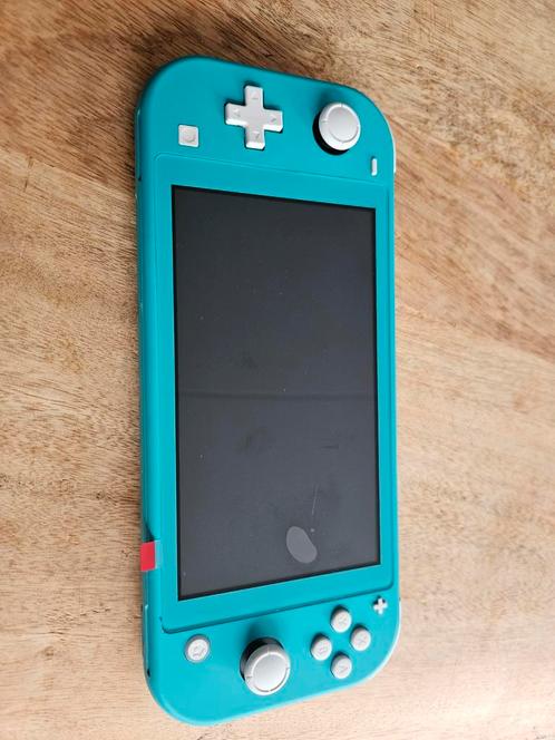 Nintendo Switch Lite - Turquoise, Spelcomputers en Games, Spelcomputers | Nintendo Switch Lite, Gebruikt, Turquoise, Ophalen of Verzenden