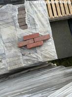 75m2 brons + 95m2 rood gebakken klinkers waalformaat straats, Bij dit gebruikte product niet te achterhalen, Gebruikt, Verzenden