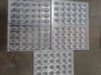Chocolade mallen Implast - 5 stuks, Ophalen of Verzenden, Gebruikt, Taarten of Cupcakes, Bakvorm