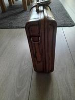 Leren koffertje oud, Ophalen, Bruin, Minder dan 40 cm, Minder dan 35 cm