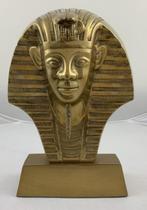 CARAVELL DESIGN messing Farao buste beeld Tutankhamun bust P, Gebruikt, Ophalen of Verzenden