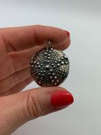 V227 Prachtige zilveren brutalist hanger (deel van set), Sieraden, Tassen en Uiterlijk, Antieke sieraden, Ophalen of Verzenden