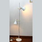 Vloerlamp Anvia - wit - design 70's met verstelbare spots, Huis en Inrichting, Ophalen, Gebruikt, Metaal, 75 cm of meer