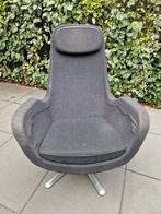 Ikea Arvika Relax Draaistoel Antraciet, Huis en Inrichting, Fauteuils, Ophalen, Gebruikt, 75 tot 100 cm, Metaal
