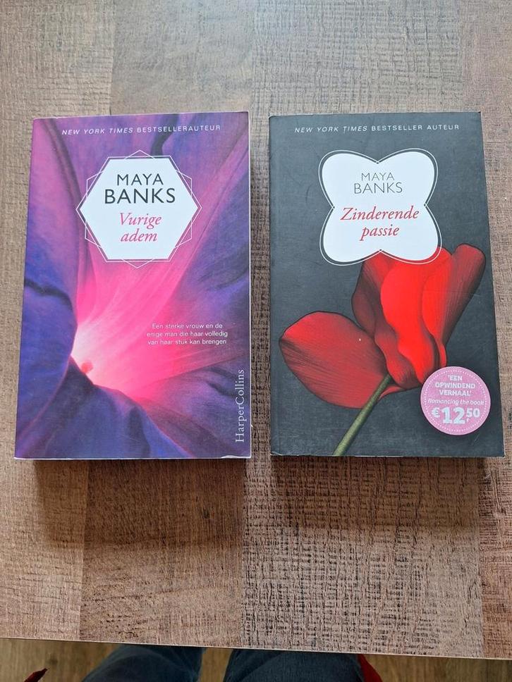 Vurige adem / zinderende passie door Maya Banks, Boeken, Romans, Ophalen of Verzenden