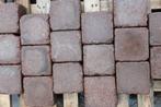 137.6m2 Gebruikte betonklinkers / Cobblestones 14x14 rood, Ophalen, Gebruikt, Klinkers, 10 m² of meer