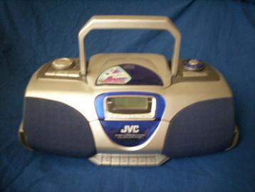 JVC RC-BX53SL draagbare radio-CD speler met cassette beschikbaar voor biedingen