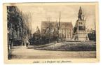 Leiden - v.d. Werfpark met monument, Verzamelen, Ansichtkaarten | Nederland, Verzenden, Voor 1920, Gelopen, Zuid-Holland