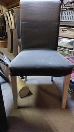 eet tafelstoelen, Huis en Inrichting, Stoelen, Ophalen, Hout, Gebruikt, Grijs