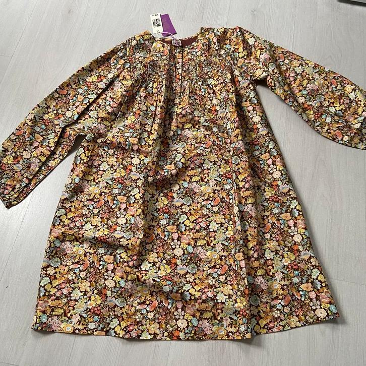 NIEUW gebloemde BONTON jurk van Liberty London stof mt 152, Kinderen en Baby's, Kinderkleding | Maat 152, Nieuw, Meisje, Jurk of Rok