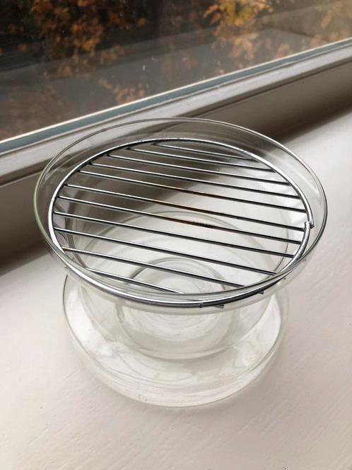 Gezellig theelichtje van hittebestendig glas, Huis en Inrichting, Keuken | Keukenbenodigdheden, Zo goed als nieuw, Ophalen of Verzenden