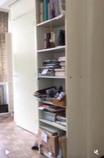 IKEA boekenkast (smal, wit), Huis en Inrichting, Ophalen, Minder dan 50 cm, Gebruikt, 150 tot 200 cm