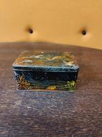 Vintage Blik Japans Decor | Aziatische Stijl Doosje Kraanvog, Ophalen of Verzenden, Zo goed als nieuw, Overige
