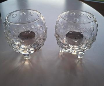 6 Iittala waxinelichten type Major. Finland.  beschikbaar voor biedingen