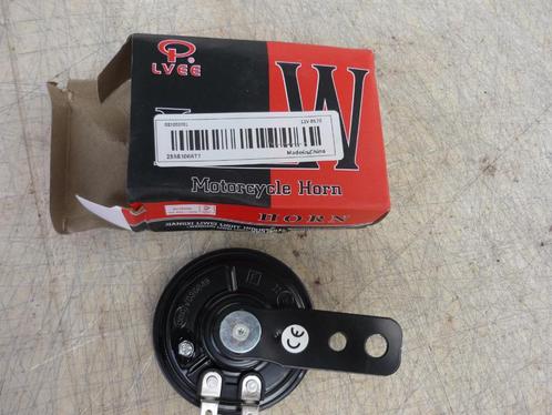 Universele Claxon Toeter Hoorn 12V 102dB ø70mm Zwart zie fot, Fietsen en Brommers, Brommeronderdelen | Oldtimers, Nieuw, Overige merken