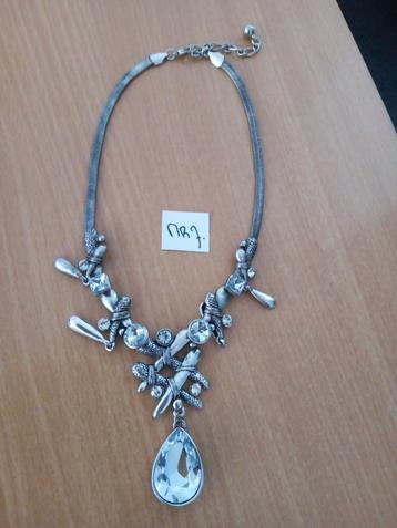 Zilverkleurige Ketting 41 cm  beschikbaar voor biedingen