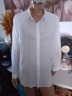 Leuke witte blouse met borduursel maat 44 46, Ophalen of Verzenden, Gedragen, Maat 42/44 (L), Wit