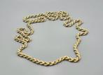 Gouden vintage rope/koord schakel ketting. 2025/789., Sieraden, Tassen en Uiterlijk, Kettingen, ., Ophalen of Verzenden, Zo goed als nieuw