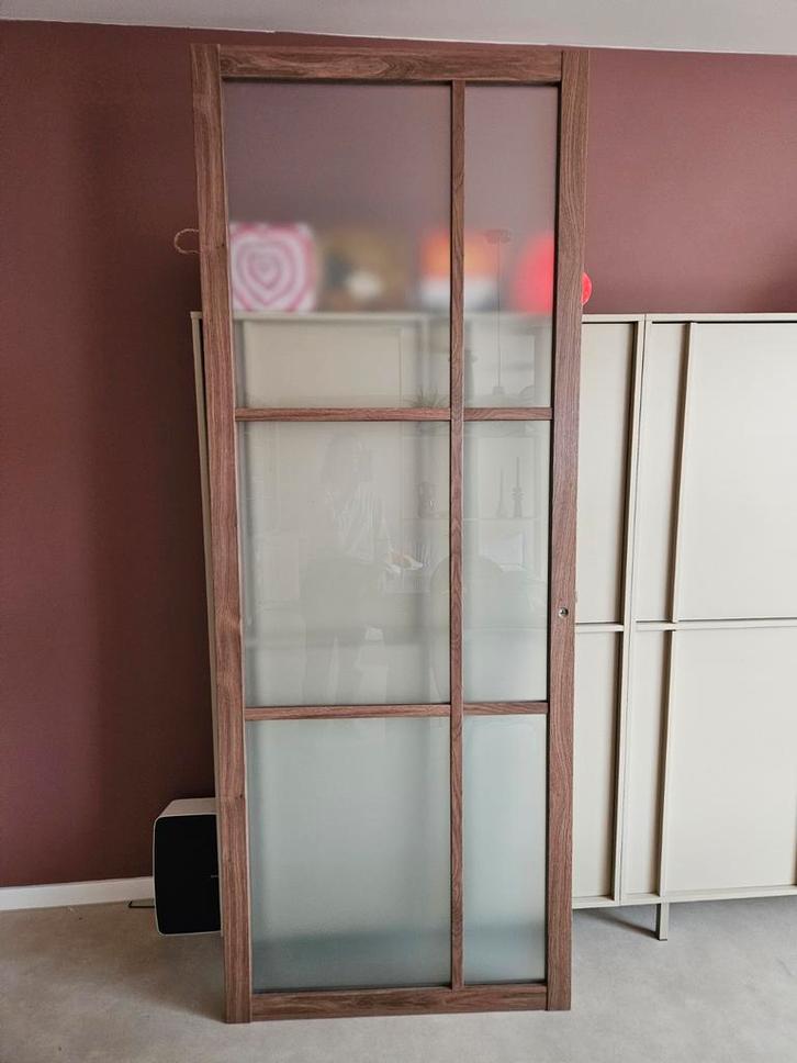 Svedex binnendeur donker eiken 88x231,5 cm, Huis en Inrichting, Kasten | Vitrinekasten, Nieuw, Minder dan 100 cm, 50 tot 100 cm