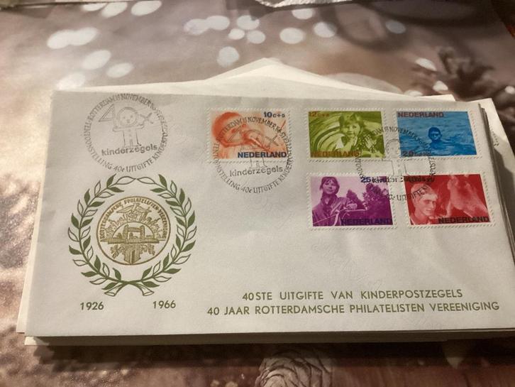 No7244 Afwijkend E81 40ste uitgifte van kinderpostzegels, Postzegels en Munten, Postzegels | Eerstedagenveloppen, Onbeschreven