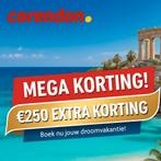Corendon €250 korting voucher voor pakketreizen., Eén persoon, Cadeaubon, Overige typen