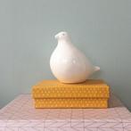 vintage wit porselein VOGEL beeld house bird Urban Jungle, Ophalen of Verzenden, Zo goed als nieuw, Dier