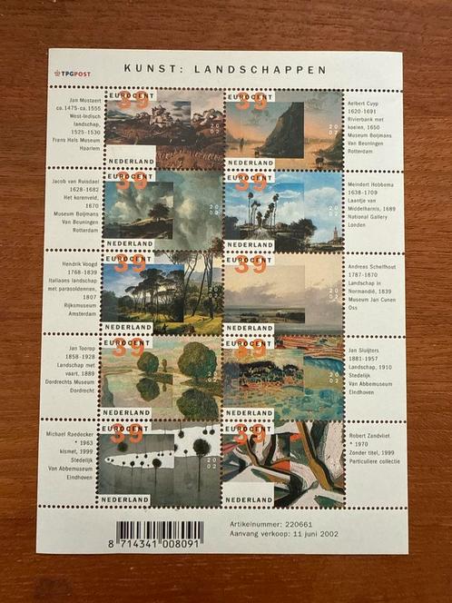 Nederlandse Landschappen - Postzegel 2002, Postzegels en Munten, Postzegels | Thematische zegels, Postfris, Overige thema's, Ophalen of Verzenden