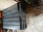 45  nieuwe kunststof planken zwart paardenboxen 1180 lang, Ophalen, 25 tot 50 mm, Nieuw, Plank