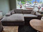 Hulk loungebank (Ribcord Antraciet 67), Ophalen, Gebruikt, Hoekbank, 300 cm of meer