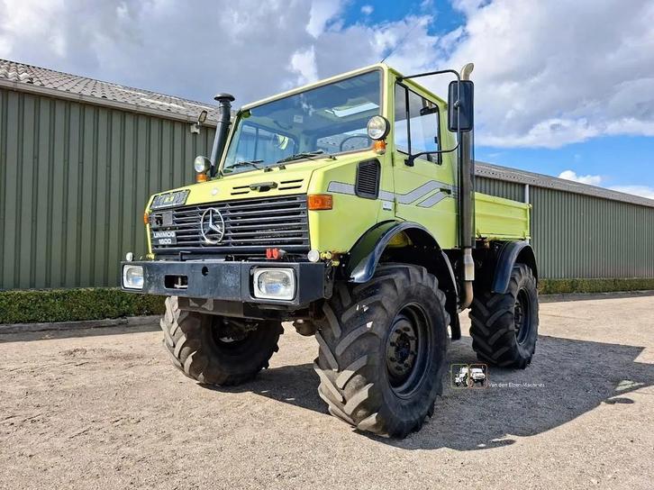 Mercedes-Benz Unimog U1600 (bj 1992), Auto's, Vrachtwagens, Bedrijf, Te koop, Mercedes-Benz, Diesel, Groen