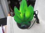 Vintage Tafellampje Cannabis / Wiet / Hennep-blad jaren 80, Ophalen of Verzenden, Gebruikt, Kunststof, Minder dan 50 cm