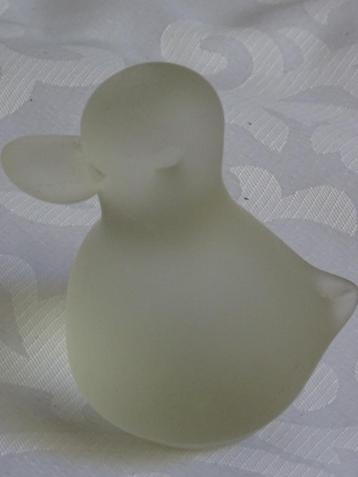Eend glas matglas eendje Leerdam vintage duck beschikbaar voor biedingen