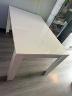 Gratis Hoogglans wit tafel, Huis en Inrichting, Gebruikt, Rechthoekig, Ophalen