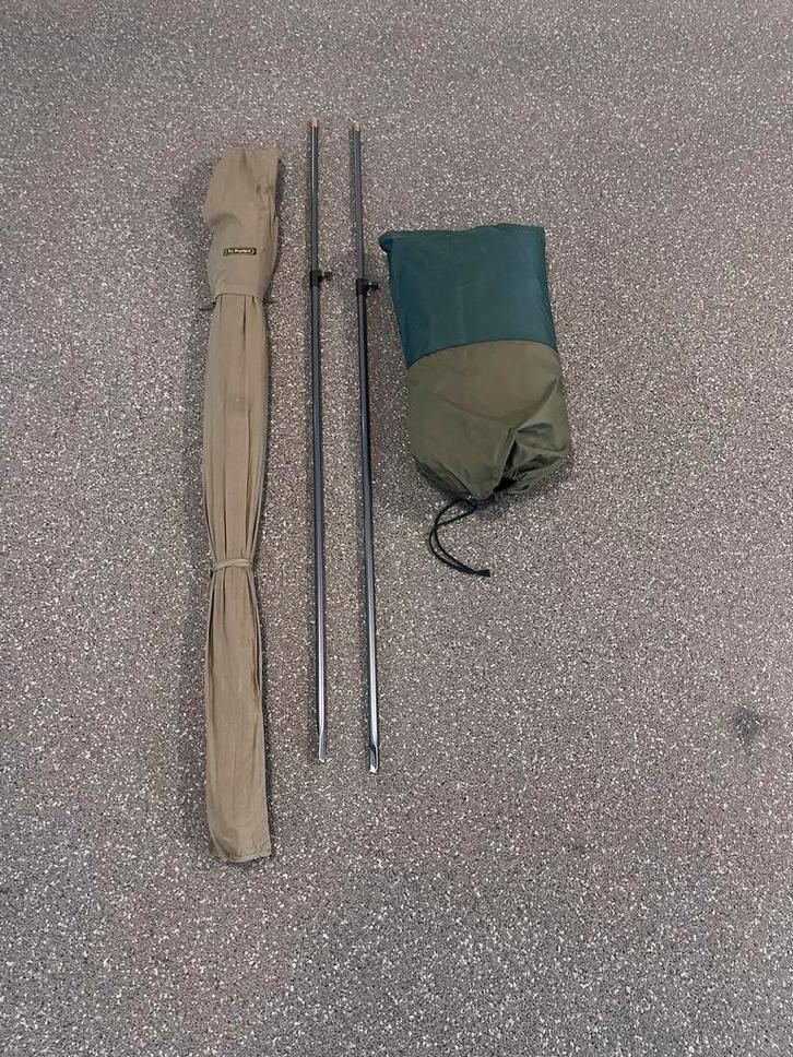 Visparaplu met Overwrap - Weinig Gebruikt!, Watersport en Boten, Hengelsport | Algemeen, Zo goed als nieuw, Ophalen