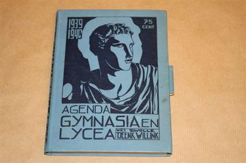 Agenda Gymnasia en Lycea 1939-1940 - Ongebruikt !! beschikbaar voor biedingen
