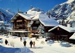 Kandersteg- Dorfstrasse met Hotel Adler, Ophalen of Verzenden, 1960 tot 1980, Gelopen, Overig Europa