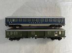 Fleischmann DB Touropa en bagagerijtuig, Hobby en Vrije tijd, Modeltreinen | H0, Gebruikt, Gelijkstroom, Fleischmann, Wagon