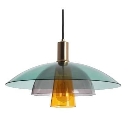 Gebruikte Hanglamp, Huis en Inrichting, Lampen | Hanglampen, Gebruikt, Minder dan 50 cm, Glas, Ophalen