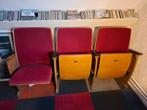 Theater stoelen, Ophalen, Gebruikt, Rood, Drie